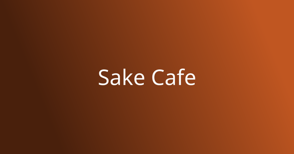 Best Japanese in Lufkin, TX | Sake Cafe | Menu